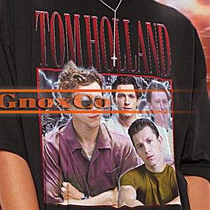 TOM HOLLAND Vintage Shirt, Tom Holland Homage Tshirt, Tom Holland Retro Tees, Tom Holland Retro 90s Sweater, Tom Holland Merch Gift #tpc
