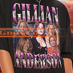 GILLIAN ANDERSON Vintage Shirt, Gillian Anderson Tshirt, Gillian Anderson Fan Tees, Gillian Anderson Retro 90s Sweater Merch Gift #tpc