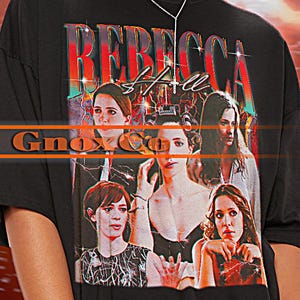 REBECCA HALL Shirt, Rebecca Hall Tshirt, Rebecca Hall Vintage Tees, Rebecca Hall Retro 90s Sweater, Rebecca Hall Merch Gift #saf