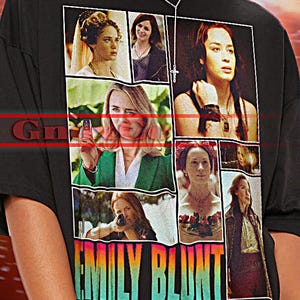 EMILY BLUNT Vintage Shirt, Emily Blunt Homage Tshirt, Emily Blunt Fan Tees, Emily Blunt Retro 90s Sweater, Emily Blunt Merch Gift #saf