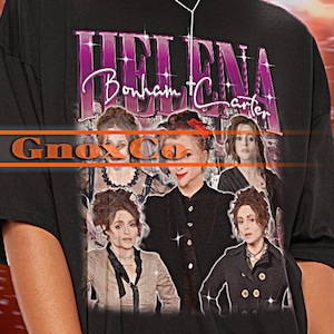 ヘレナ・ボナム・カーター ヴィンテージシャツ、ヘレナ・ボナム・カーター Tシャツ、ヘレナ・ボナム・カーター Tシャツ、ヘレナ・ボナム レトロ 90 年代 セーター グッズ ギフト #ari