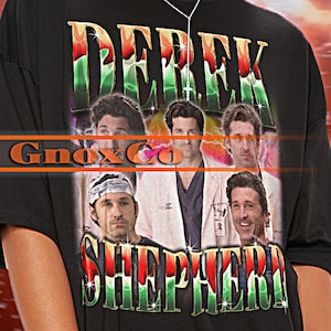 DEREK SHEPHERD Shirt, Derek Shepherd Tshirt, Derek Shepherd Vintage Tees, Derek Shepherd Retro 90s Sweater, Derek Shepherd Merch Gift #tpc
