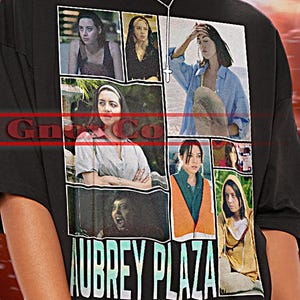 AUBREY PLAZA Retro Shirt, Aubrey Plaza Tshirt, Aubrey Plaza Vintage Tees, Aubrey Plaza Retro 90s Sweater, Aubrey Plaza Merch Gift #saf