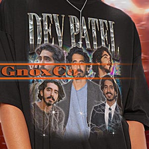 DEV PATEL Shirt, Dev Patel Vintage Tshirt, Dev Patel Retro Tees, Dev Patel Retro 90s Sweater, Actor Dev Patel Merch Gift #tpc