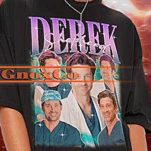 DEREK SHEPHERD Shirt, Derek Shepherd Vintage Tshirt, Derek Shepherd Tees, Derek Shepherd Retro 90s Sweater, Derek Shepherd Merch Gift #ari