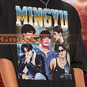 MINGYU Shirt, Mingyu Vintage Tshirt, Mingyu Seventeen Fan Tees, Mingyu Retro Sweater, Mingyu Merch Gift, Mingyu Korean Singer Clothing #saf