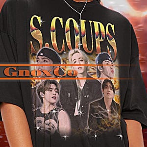 S.COUPS Vintage Shirt, SCoups Tshirt, S Coups Retro Tees, S Coups Retro 90s Sweater, S Coups Merch Gift, Kpop Idol Gift, Kpop Merch #tpc
