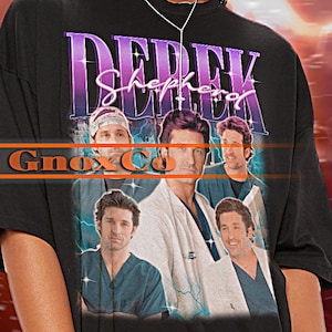 DEREK SHEPHERD Shirt, Derek Shepherd Vintage Tshirt, Derek Shepherd Tees, Derek Shepherd Retro 90s Sweater, Derek Shepherd Merch Gift #ari