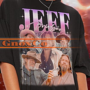JEFF BRIDGES Shirt, Jeff Bridges Vintage Tshirt, Jeff Bridges Fan Tees, Jeff Bridges Retro 90s Sweater, Jeff Bridges Merch Gift #ari