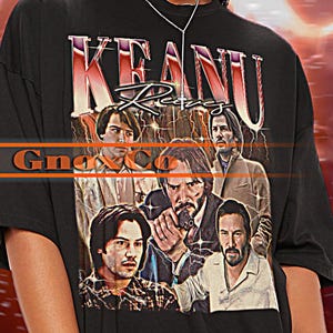 KEANU REEVES Retro Shirt, Keanu Reeves Vintage Tshirt, Keanu Reeves Fan Tees, Keanu Reeves Retro 90s Sweater, Keanu Reeves Merch Gift #saf