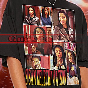 Koszulka SUSAN KELECHI WATSON, koszulka Susan Watson, koszulki Susan Kelechi, sweter Susan Kelechi Watson w stylu retro z lat 90., prezent Susan Kelechi Watson #saf
