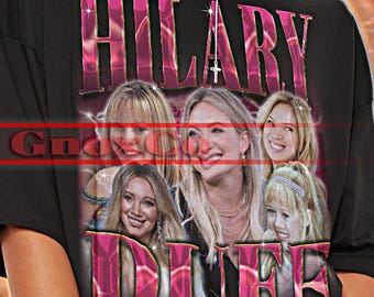 HILARY DUFF Vintage Shirt, Hilary Duff Homage Tshirt, Hilary Duff Fan Tees, Hilary Duff Retro 90s Sweater, Hilary Duff Merch Gift #tpc