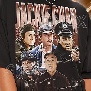 JACKIE CHAN Retro Shirt, Jackie Chan Tshirt, Jackie Chan Tees, Jackie Chan Retro 90s Sweater, Actor Jackie Chan Merch Gift #saf