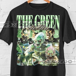 Chemise vintage THE GREEN GOBLIN, chemise The Green Goblin Villain, t-shirts The Green Goblin Fan, pull rétro des années 90 The Green Goblin #saf