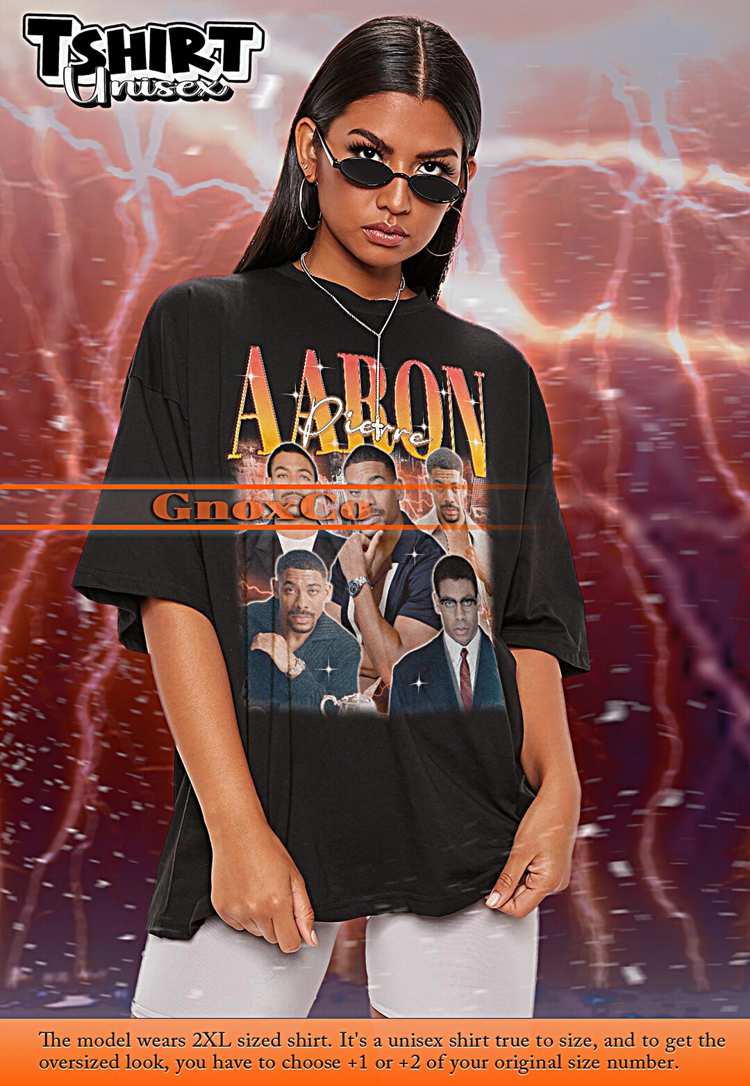 AARON PIERRE Retro Shirt, Aaron Pierre Vintage Tshirt, Aaron Pierre Fan ...