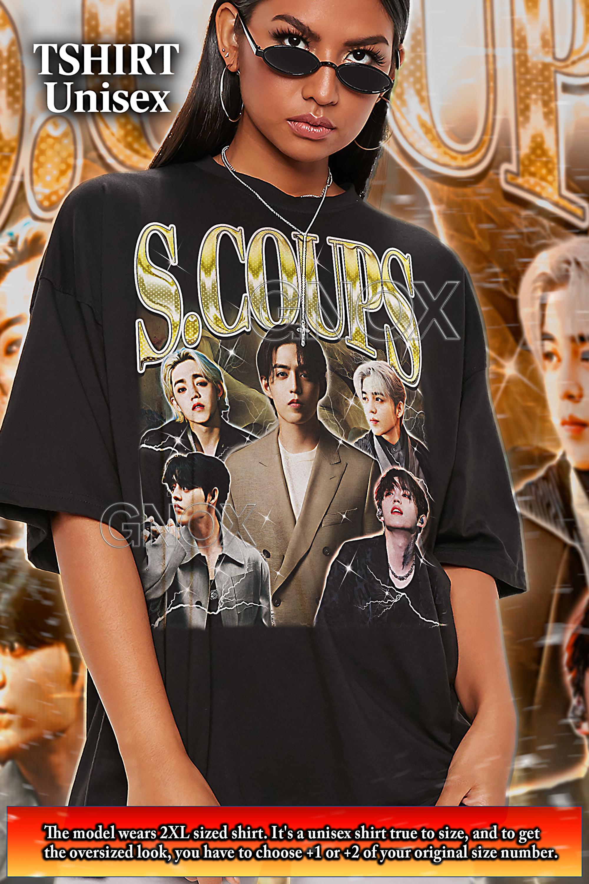 S.COUPS Shirt, Scoups Tshirt, S Coups Retro Kpop Idol Tees, S