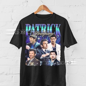 Camiseta Patrick Dempsey, Camiseta Ator Patrick Dempsey, Camisetas de Fã Patrick Dempsey, Patrick Dempsey Retrô Anos 90, Presente Patrick Dempsey #saf