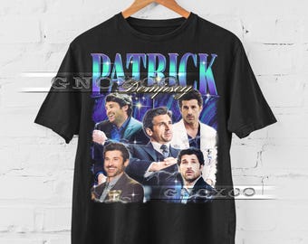 PATRICK DEMPSEY Shirt, Patrick Dempsey Actor Shirt, Patrick Dempsey Fan Tees, Patrick Dempsey Retro 90s, Patrick Dempsey Gift #saf