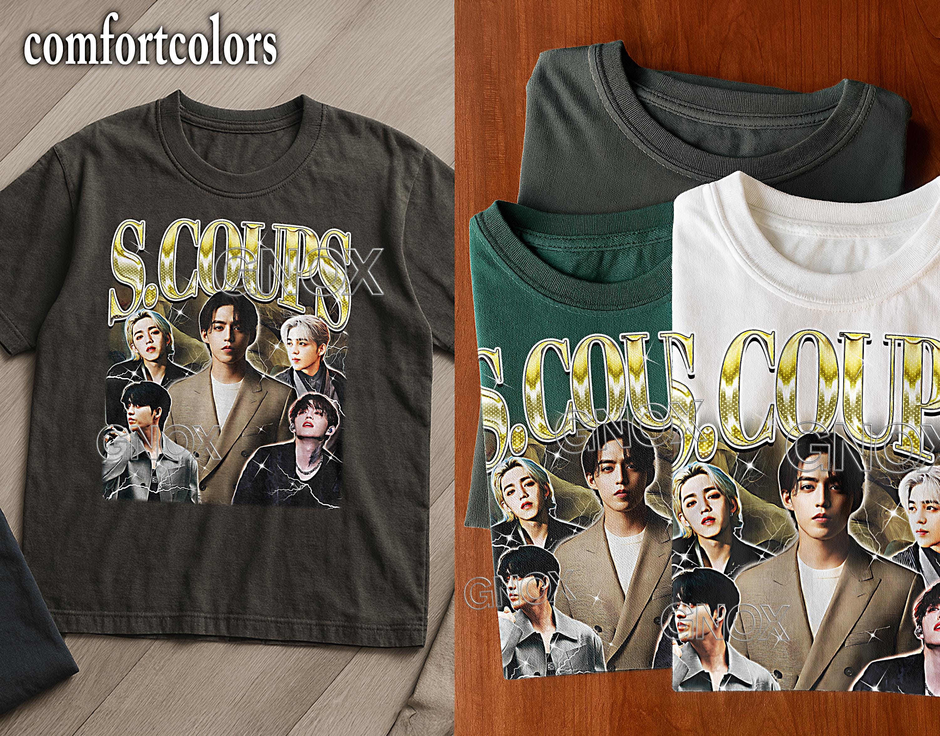 S.COUPS Shirt, Scoups Tshirt, S Coups Retro Kpop Idol Tees, S