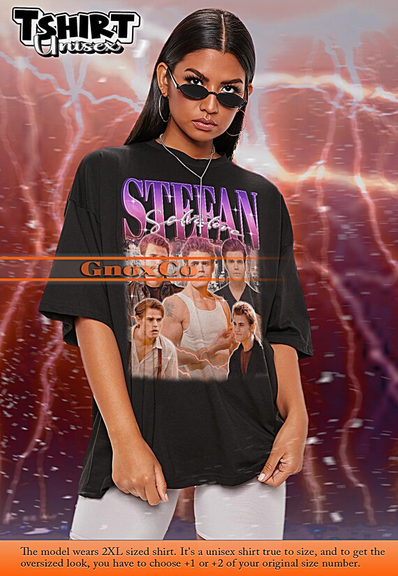 STEFAN SALVATORE Shirt, Stefan Salvatore Vintage Tshirt, Stefan