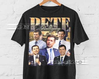 PETE BUTTIGIEG Vintage Shirt, Pete Buttigieg Homage Tshirt, Pete Buttigieg Fan Tees, Pete Buttigieg Retro 90s , Pete Buttigieg Gift #saf