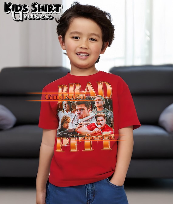 Camiseta de BRAD PITT, camiseta vintage de Brad Pitt, camisetas