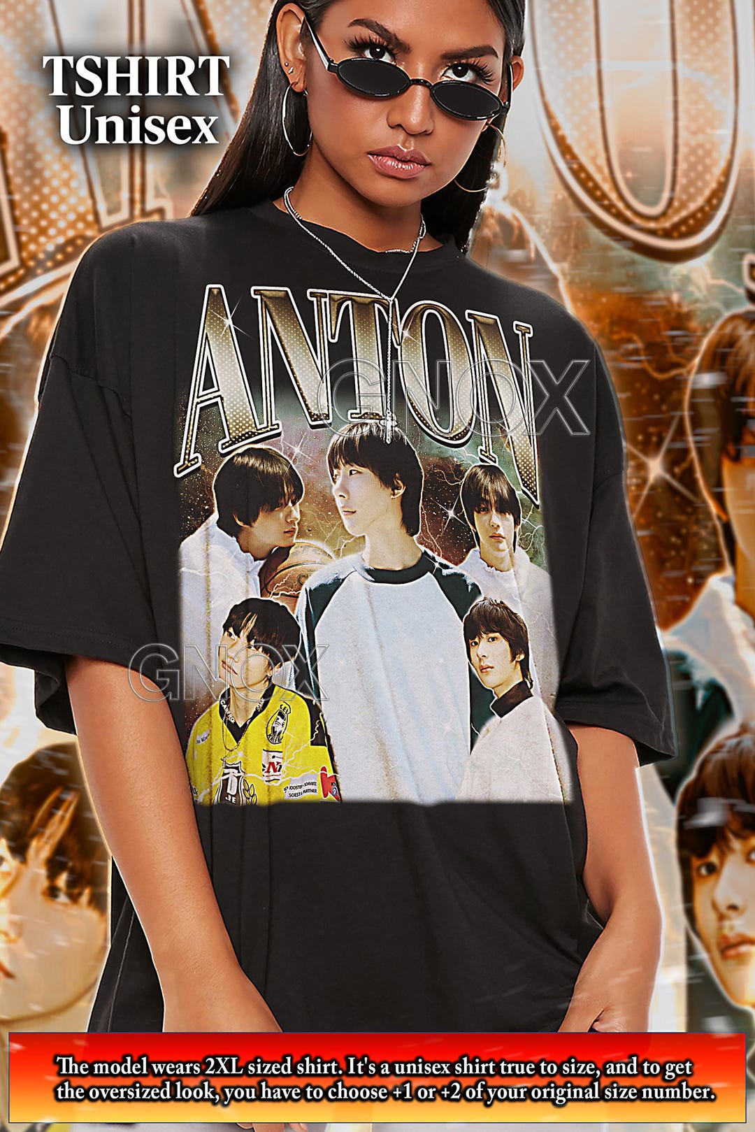 ANTON Riize Shirt, Anton Idol Tshirt, Anton Fan Tees, Anton Retro