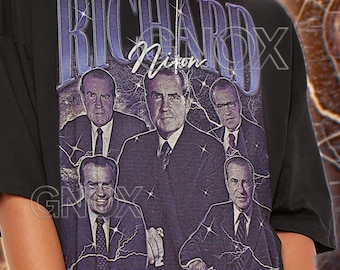 RICHARD NIXON Vintage Tshirt, Richard Nixon Shirt, Richard Nixon Tees, Richard Nixon Retro 90s Sweater, Richard Nixon Gift #saf