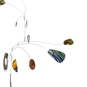 Mobile Art - Conversations in Color - One Of A Kind Collector Kinetic Mobile Sculpture