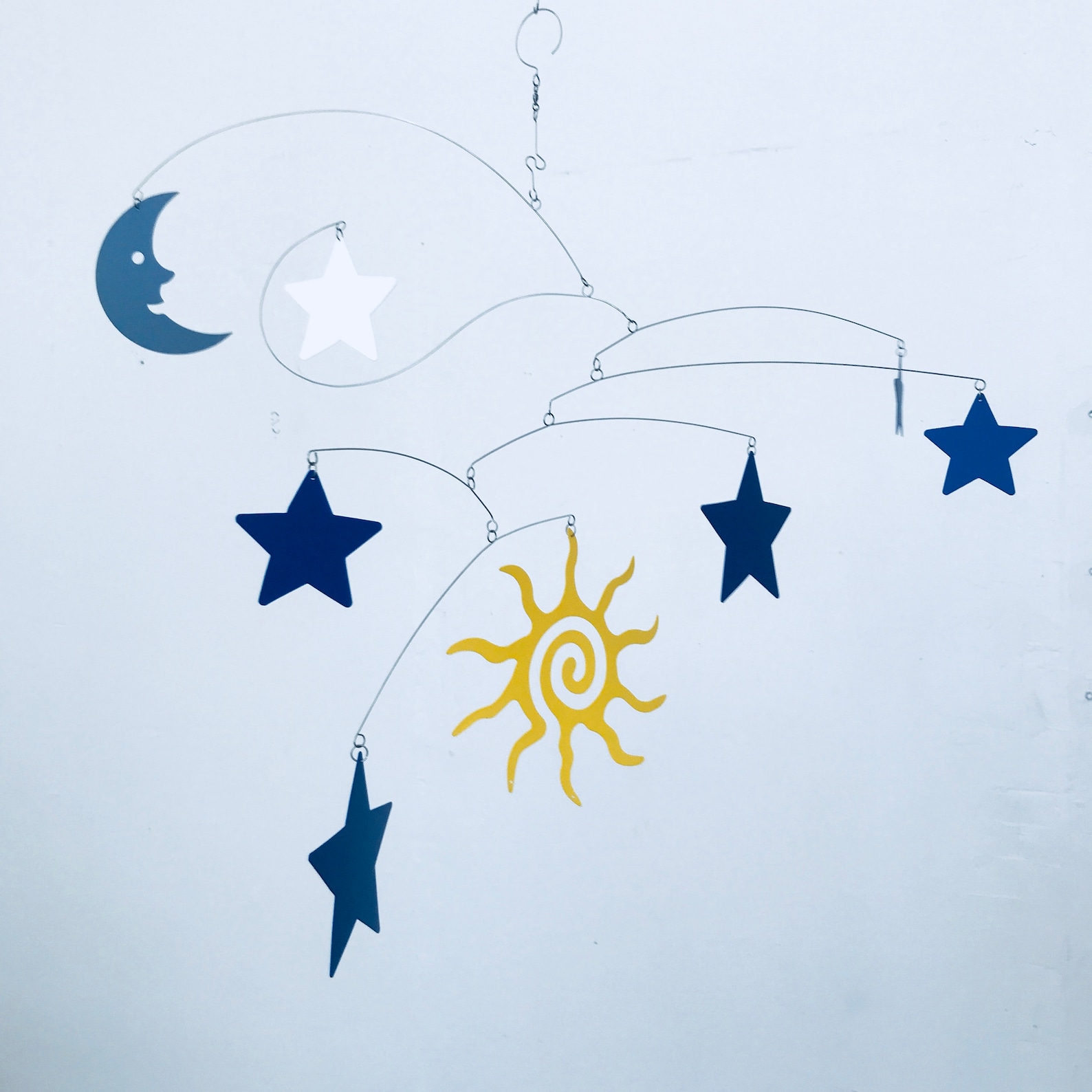 Baby Mobile Art Sun Moon and Stars Etsy