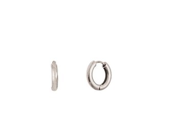 Handcrafted Sterling Silver Mini Hoop Earrings - Ethical Nepal Jewelry