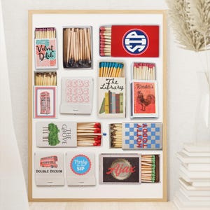 Vintage Matchbox Oxford Mississippi Art Print