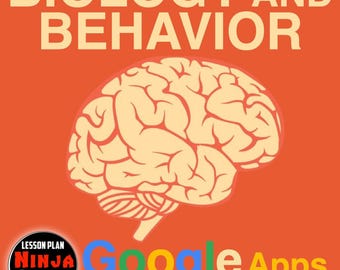 Psychology: Biology & Behavior Unit PowerPoints, Worksheets, Guided Notes, Review, Test + GoogleApps