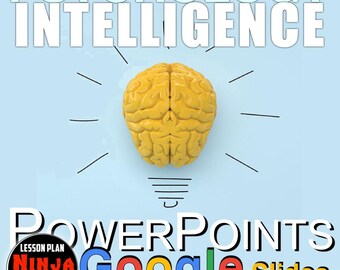 Psychology: Intelligence PowerPoints / Google Slides + Guided Notes, Speaker Notes, Video Links