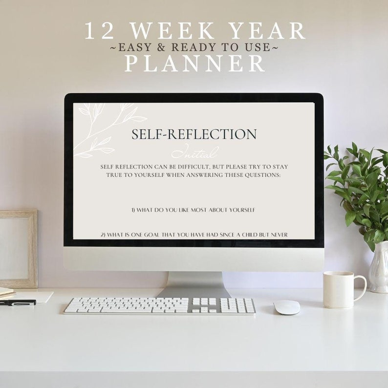 12 Week Year Planner 12 Week Year Notion Template 90 Day Goal Tracker ...