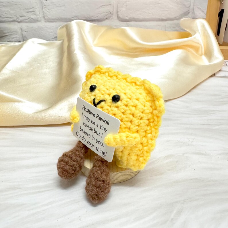 Crochet Ravioli Pattern: Beginner-friendly Emotional Support Toy (PDF ...