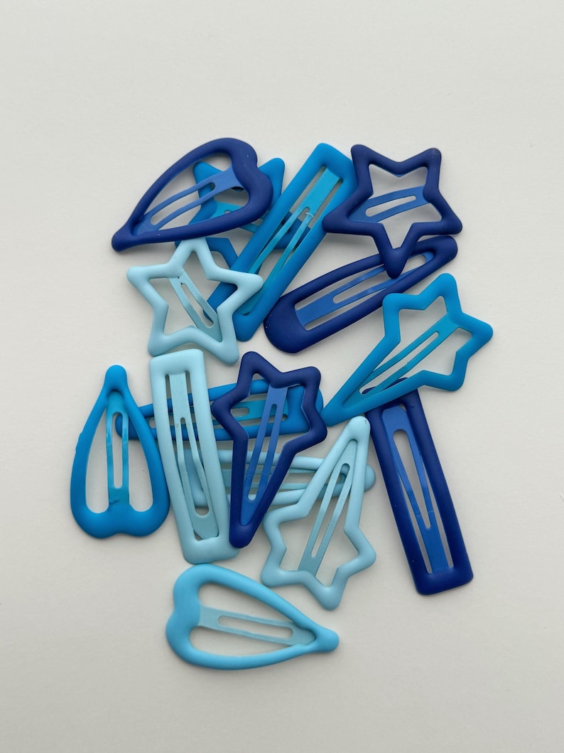 y2k-matte-blue-hair-clip-set-15-pieces-of-five-different-shapes-hair