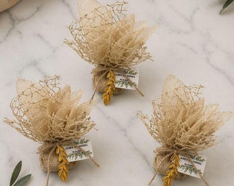 Olive Wedding Favor | Greek Orthodox Bomboniere | Engagement gifts with 5 sugar almonds 10 pcs