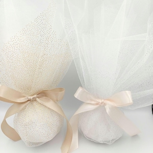 25 pcs, Greek Bomboniera,  ,Wedding Favor, Gift for guests Mpomponiera, Bomboniere, Koufeta, Koyfeta,Orthodox wedding Sparkle luxury favor.