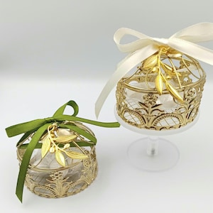 10 pezzi - bomboniere greche bomboniere gioielli ricordo - addio al nubilato - quinceañera e dolci 16 scatole di caramelle - regalo di oliva per quest