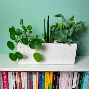 Terrazzo flower pot, handmade concrete flower pot, flower pot planter ceramics, potted plant square, terrazzo decoration, home gifted