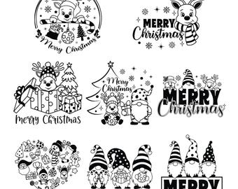 Christmas SVG Bundle: Holiday Shirt Designs (Digital Download)