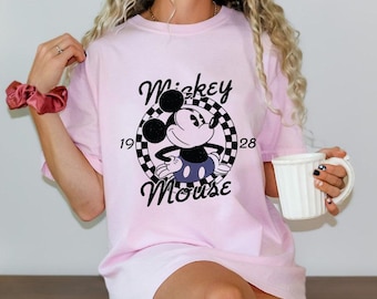 Retro Micky Maus PNG - Familienurlaub Design (Digitaler Download)