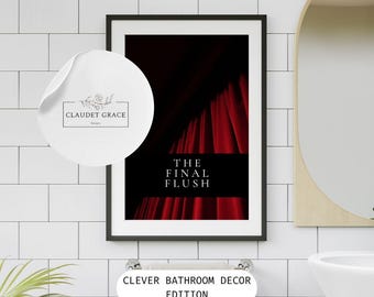 Funny Bathroom Sign Printable: Modern Humor Decor (Instant Download)