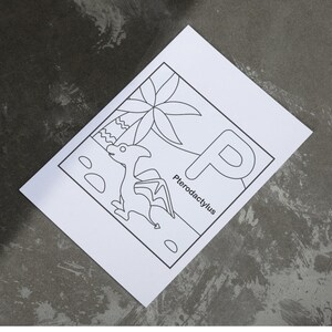 Dinosaur ABC Coloring Book for Kids | Preschool Learning (PDF Pattern ...