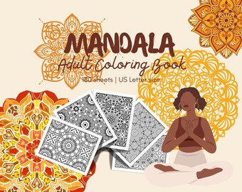 Adult Mandala Coloring Book | Bold Geometric Patterns for Relaxation | Stress Relief Mindfulness Art Therapy | Intricate Zen Mandala Designs