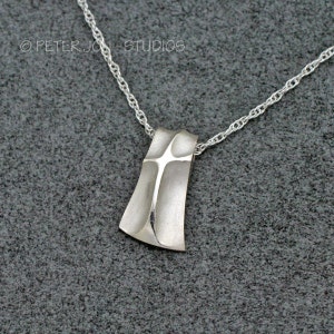 Shield Cross Pendant, Larger size, Handmade Christian Necklace in Sterling Silver, includes 18"-24" chain