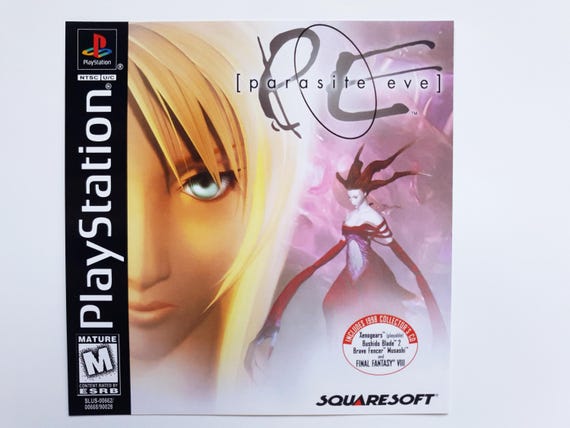 パラサイト・イヴ プレイステーション PS ポスター スクエア Parasite Eve [パラサイト・イヴ] (video game, PS1, 1998