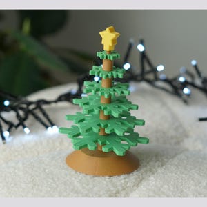 Decoración para árboles de Navidad / Para impresión 3D / Decoraciones para árboles de Navidad independientes / Rompecabezas para árboles de Navidad /