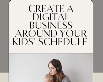 Side Hustle Guide for Moms: Digital Business Workbook (Digital Download)